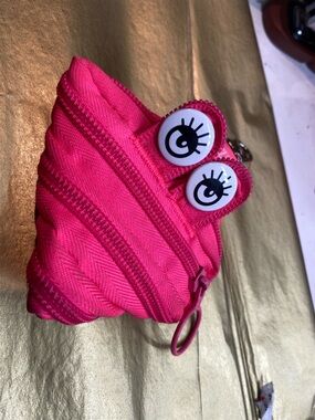 ZipIt Hot Pink Mini Pouch Keychain